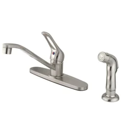 Discount 8-Inch Centerset Kitchen Faucet Faucets With Side Spray