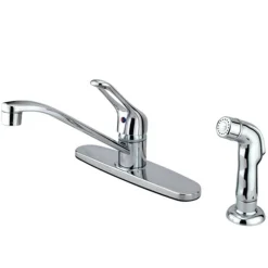 Discount 8-Inch Centerset Kitchen Faucet Faucets With Side Spray