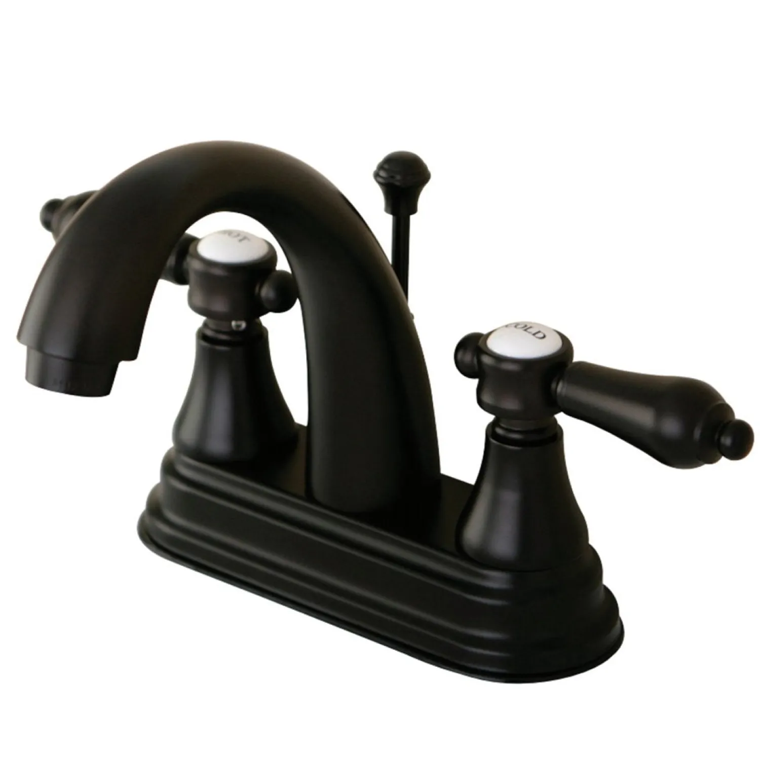 Online 4-Inch Centerset Bathroom Faucet with Brass Pop-Up 4" Center Set