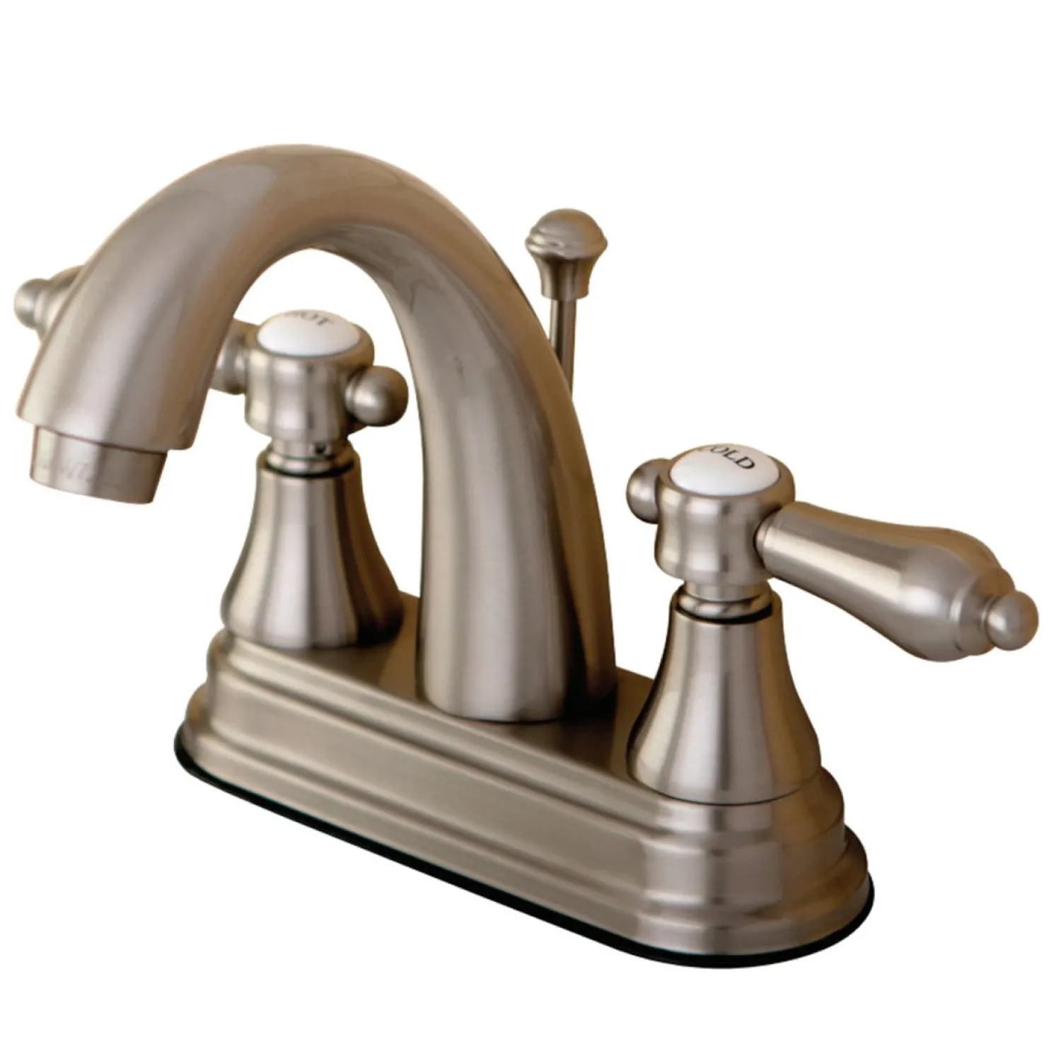 Online 4-Inch Centerset Bathroom Faucet with Brass Pop-Up 4" Center Set