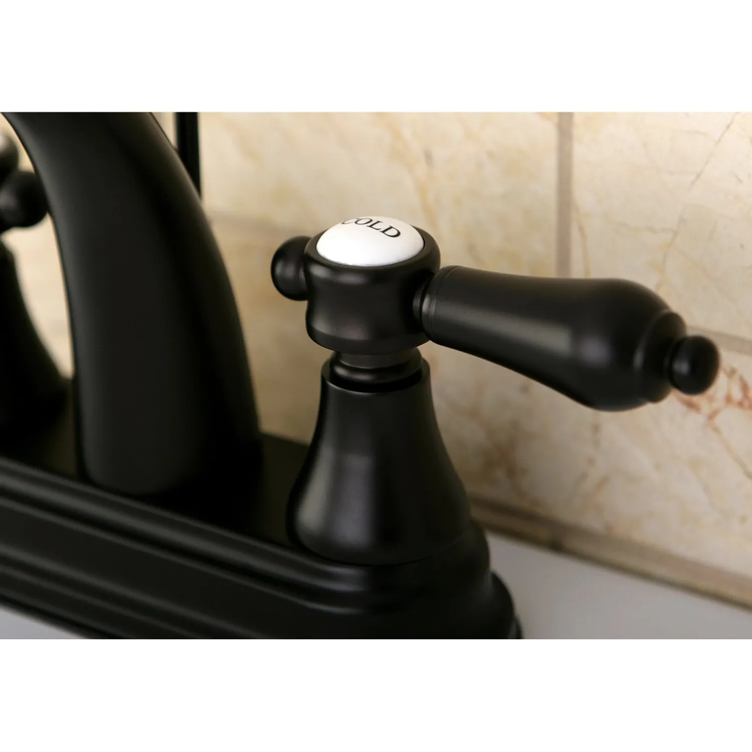 Online 4-Inch Centerset Bathroom Faucet with Brass Pop-Up 4" Center Set