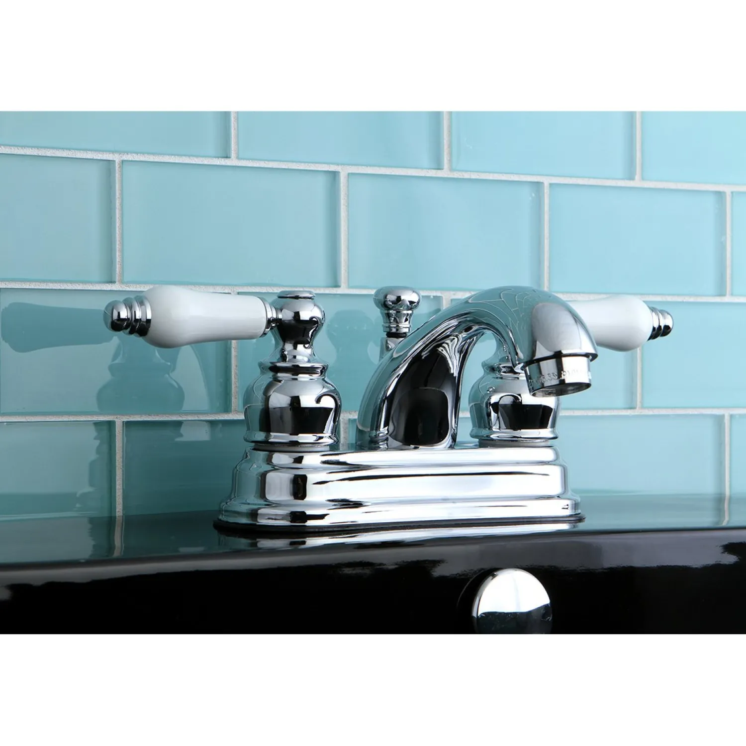 Online 4-Inch Centerset Bathroom Faucet with Pop-Up Drain 4" Center Set