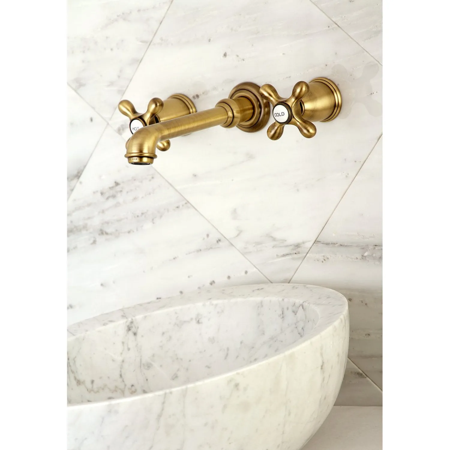 Clearance 8-Inch Center Wall Mount Bathroom Faucet Wall Mount