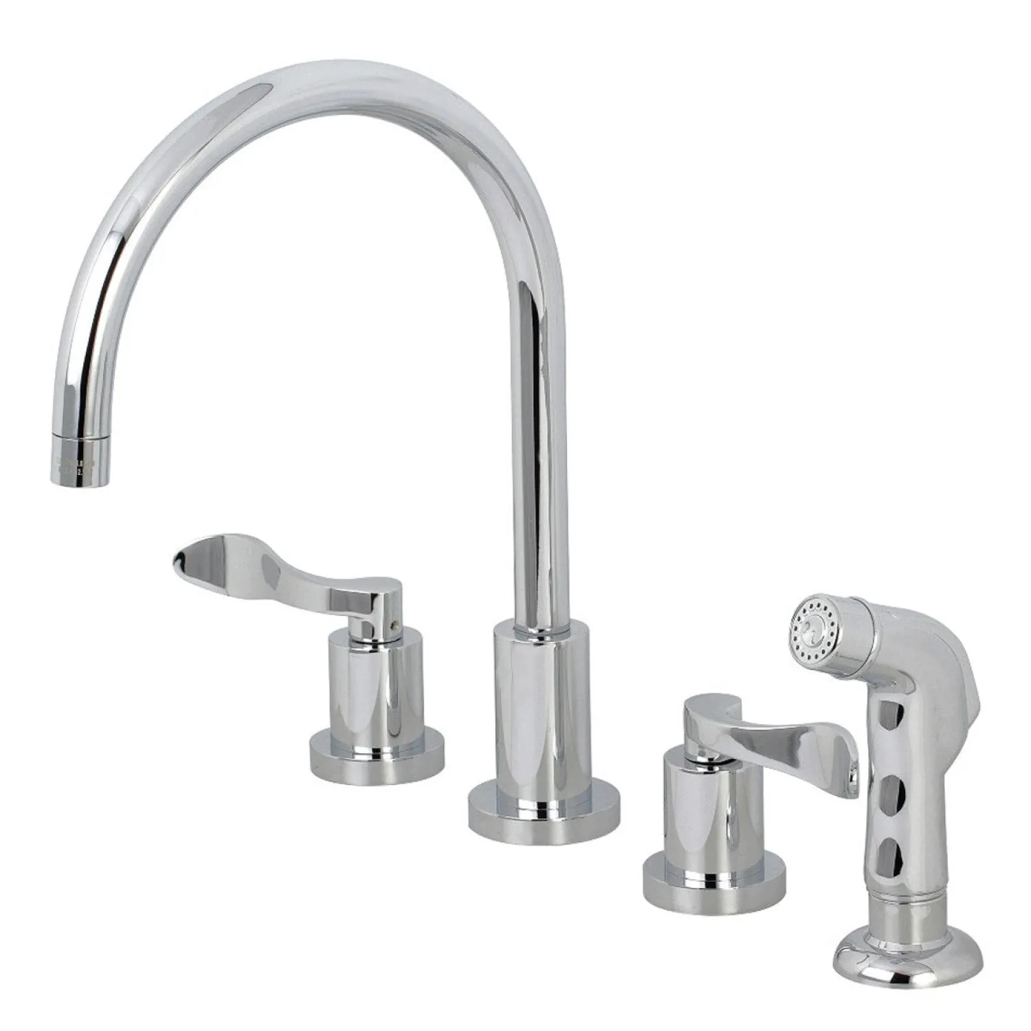 Sale 8-Inch to 16-Inch Widespread Kitchen Faucet Widespread Kitchen Faucets|Faucets With Side Spray
