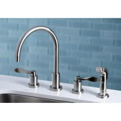 Sale 8-Inch to 16-Inch Widespread Kitchen Faucet Widespread Kitchen Faucets|Faucets With Side Spray