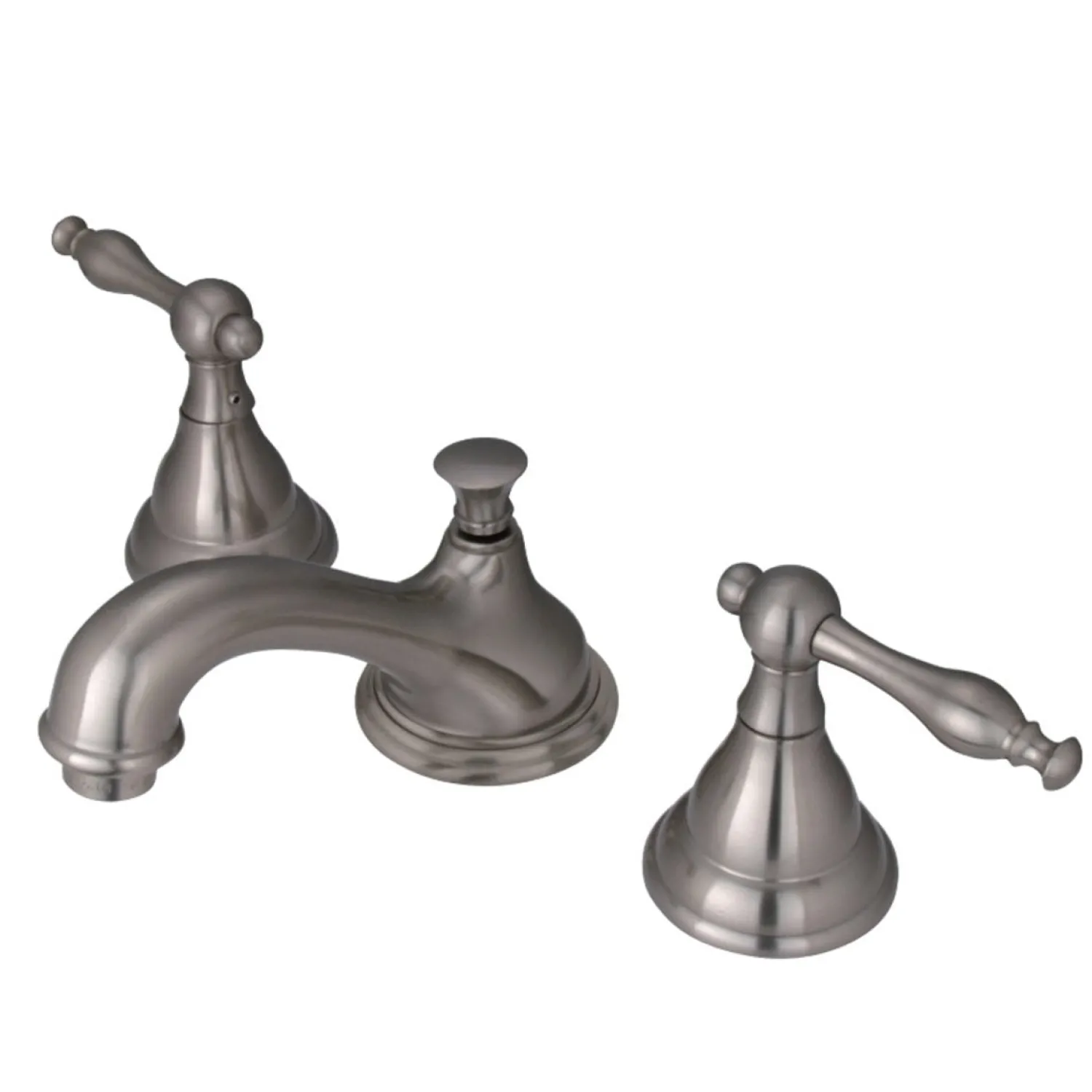 Sale 8-Inch Widespread Deck Mount Bathroom Faucet with Brass Pop-Up 8" Widespread