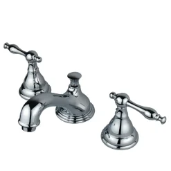 Sale 8-Inch Widespread Deck Mount Bathroom Faucet with Brass Pop-Up 8