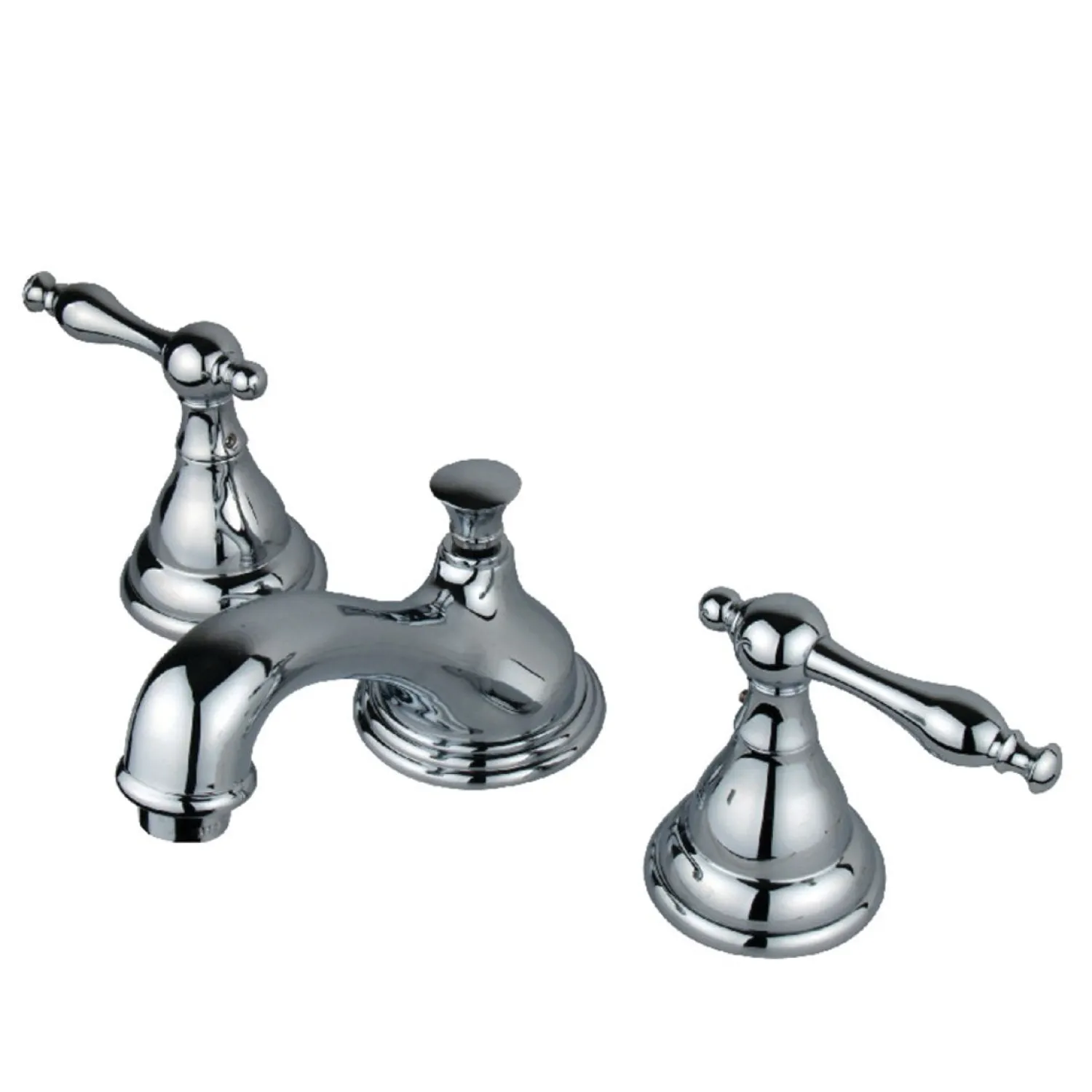 Sale 8-Inch Widespread Deck Mount Bathroom Faucet with Brass Pop-Up 8" Widespread