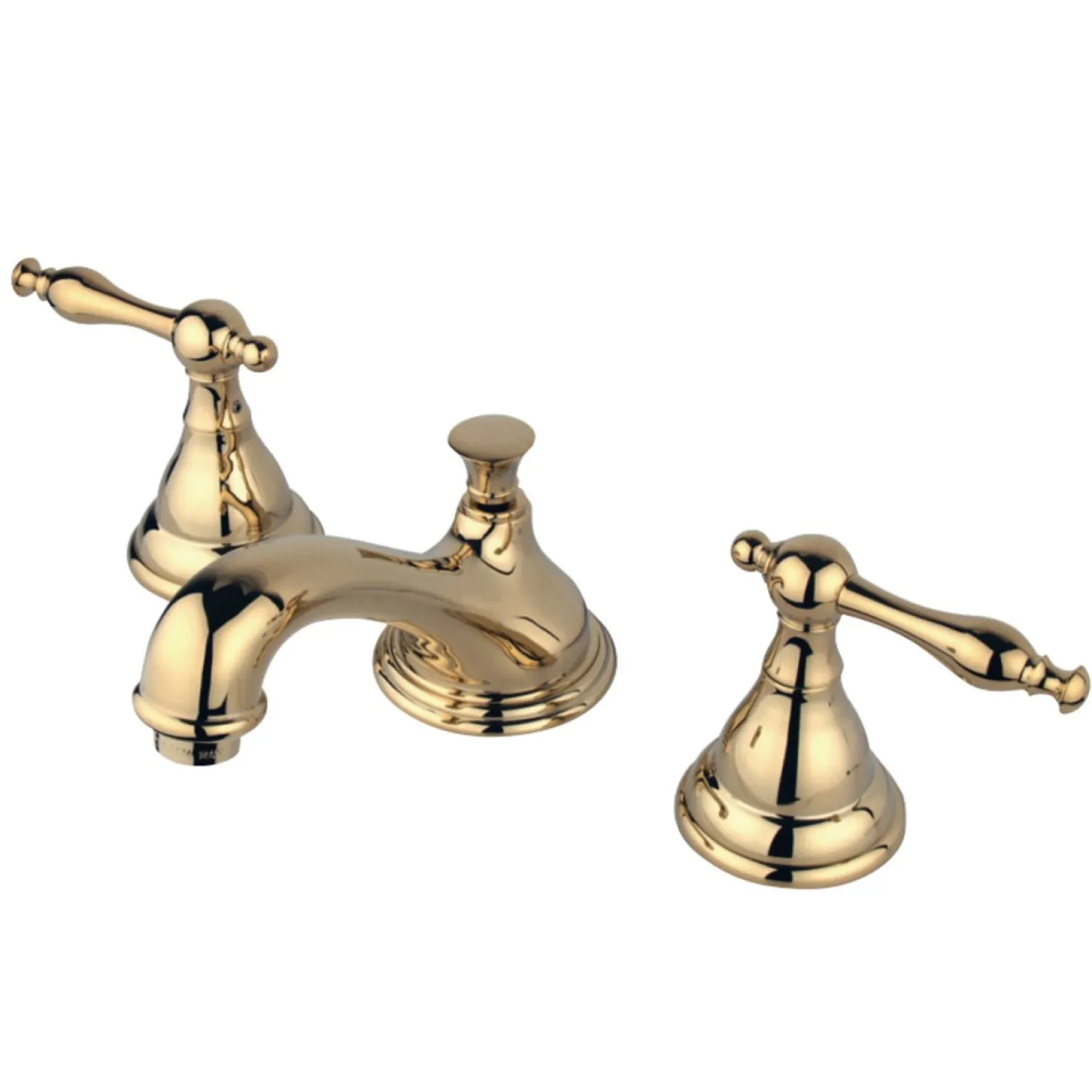 Sale 8-Inch Widespread Deck Mount Bathroom Faucet with Brass Pop-Up 8" Widespread