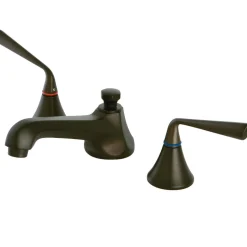 Discount 8-Inch Widespread 3-Hole Bathroom Faucet with Brass Pop-Up 8