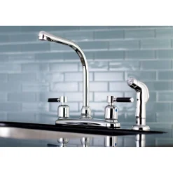 Best Kaiser Centerset Kitchen Faucet Faucets With Side Spray