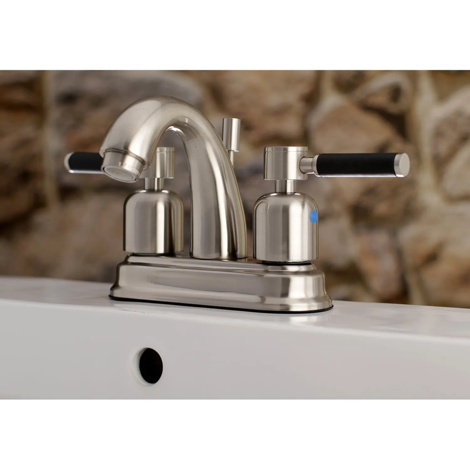 New Kaiser Deck Mount 4-Inch Centerset Bathroom Faucet 4" Center Set