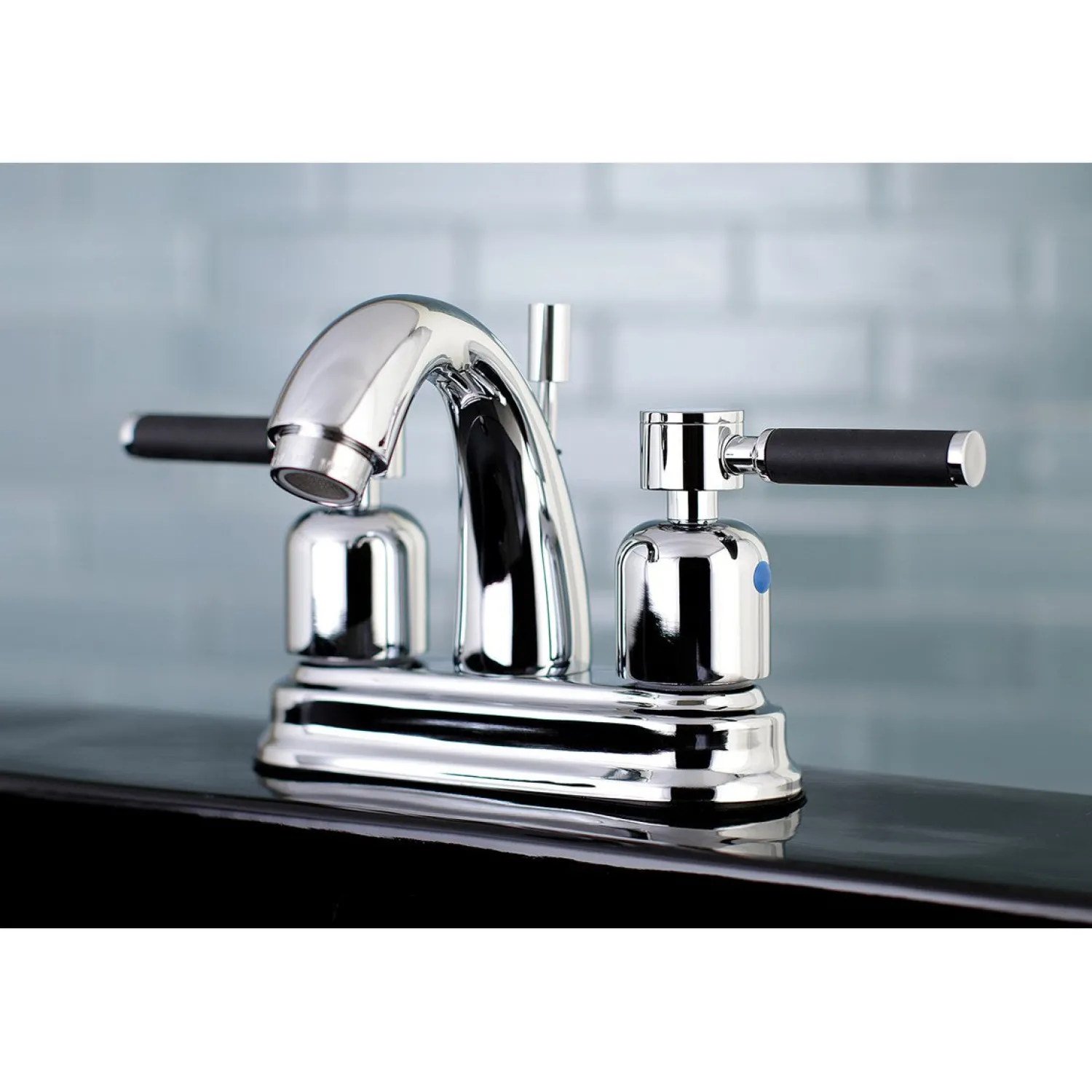 New Kaiser Deck Mount 4-Inch Centerset Bathroom Faucet 4" Center Set