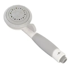 Online Kaiser 4-Function Hand Shower in White and Grey Handheld Shower Heads