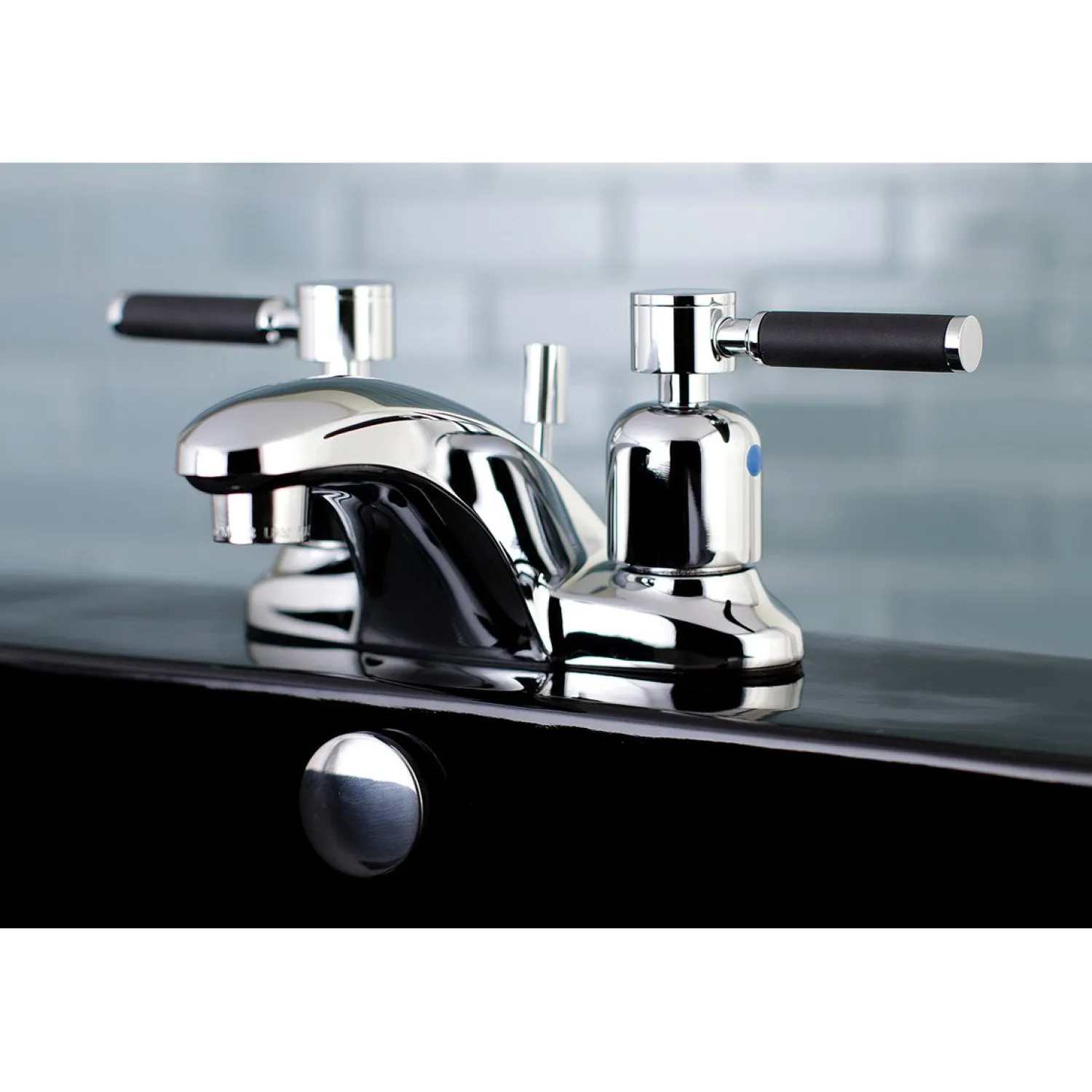 Hot Kaiser Lever-Handle 4-Inch Centerset Bathroom Faucet 4" Center Set