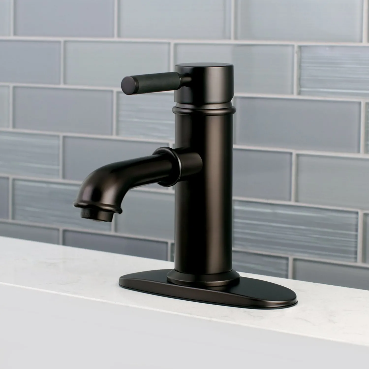 Kaiser Single-Handle Bathroom Faucet Single Hole|4" Center Set