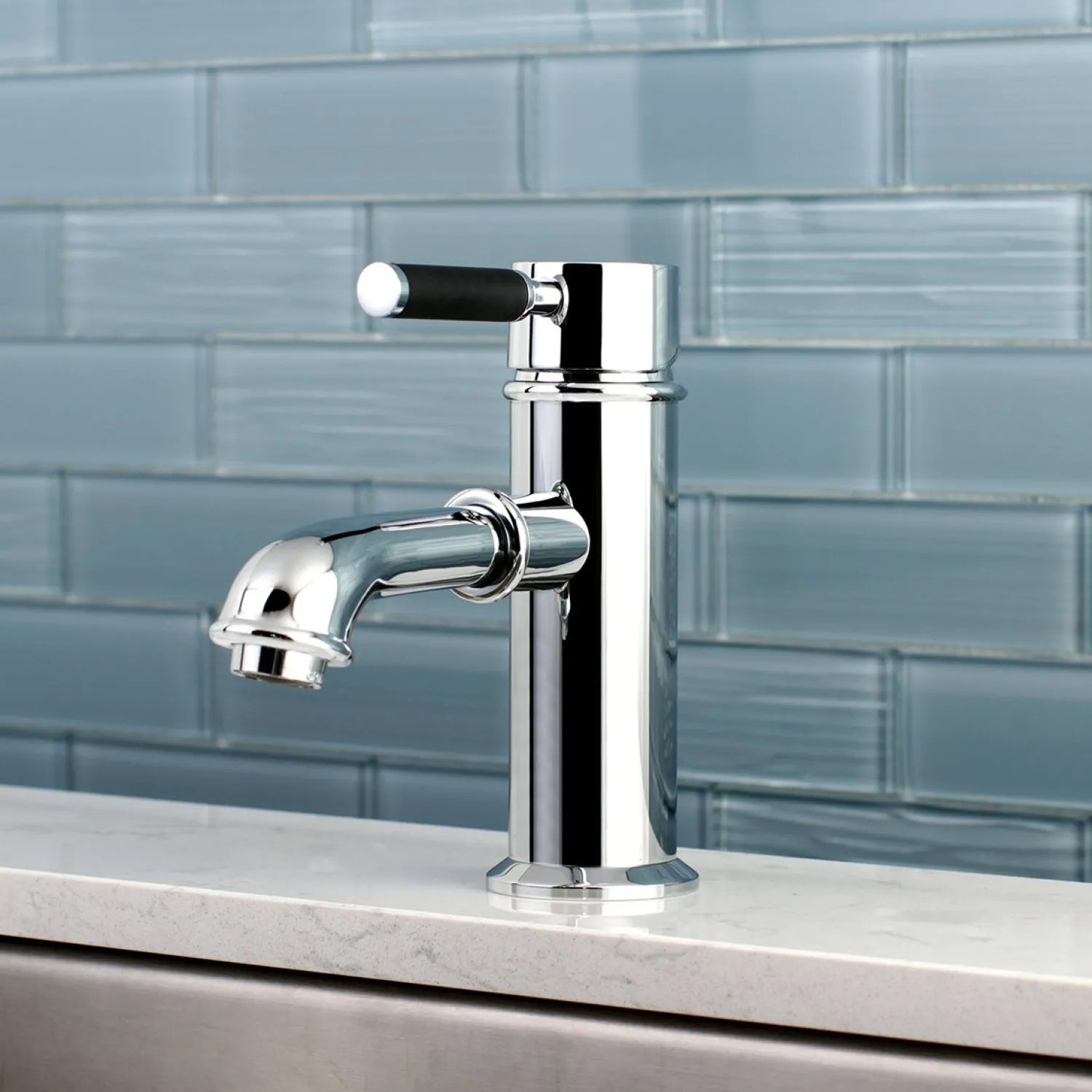 Kaiser Single-Handle Bathroom Faucet Single Hole|4" Center Set