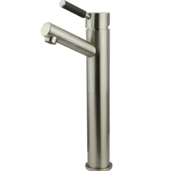 Clearance Kaiser Single Handle Vessel Sink Faucet with Black Silicone Handle Vessel Faucets