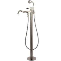 Discount Kaiser Single Handle Single Hole Freestanding Tub Faucet with Hand Shower Free Standing Tub Fillers|Tub Faucets
