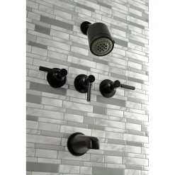 Clearance Kaiser Three-Handle Tub and Shower Faucet Tub & Shower Sets|Tub Faucets