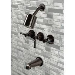 Clearance Kaiser Three-Handle Tub and Shower Faucet Tub & Shower Sets|Tub Faucets
