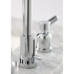 Sale Kaiser Widespread Bathroom Faucet with Brass Pop-Up 8
