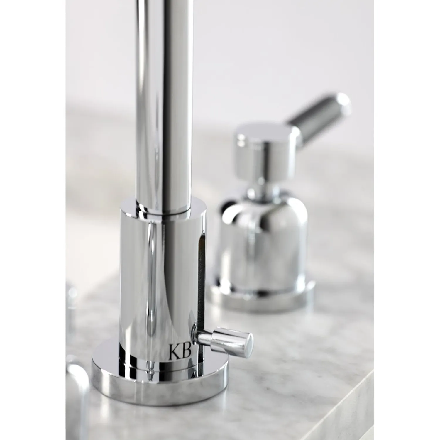 Sale Kaiser Widespread Bathroom Faucet with Brass Pop-Up 8" Widespread