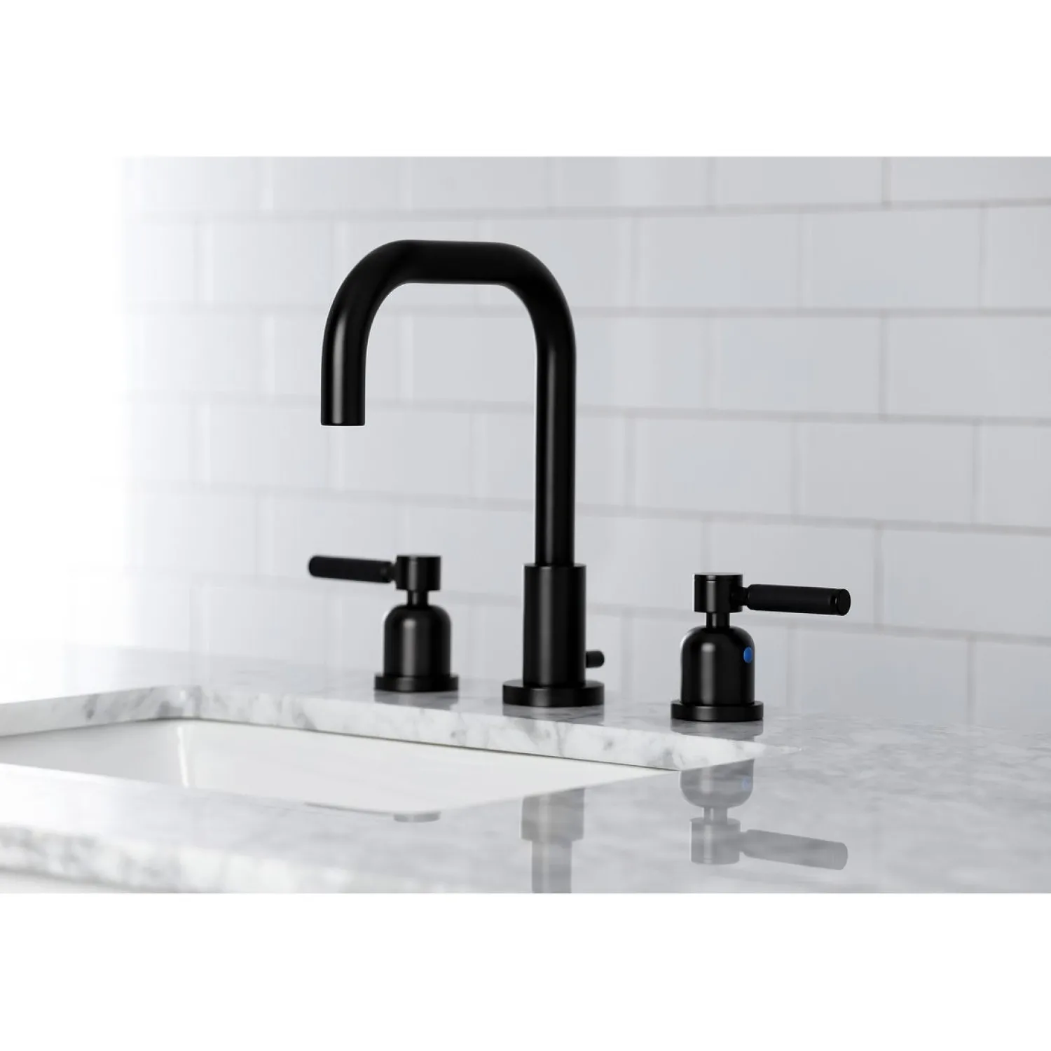 Sale Kaiser Widespread Bathroom Faucet with Brass Pop-Up 8" Widespread