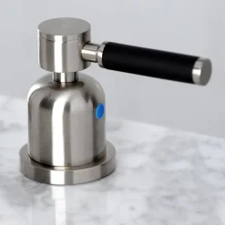 Sale Kaiser Widespread Bathroom Faucet with Brass Pop-Up 8