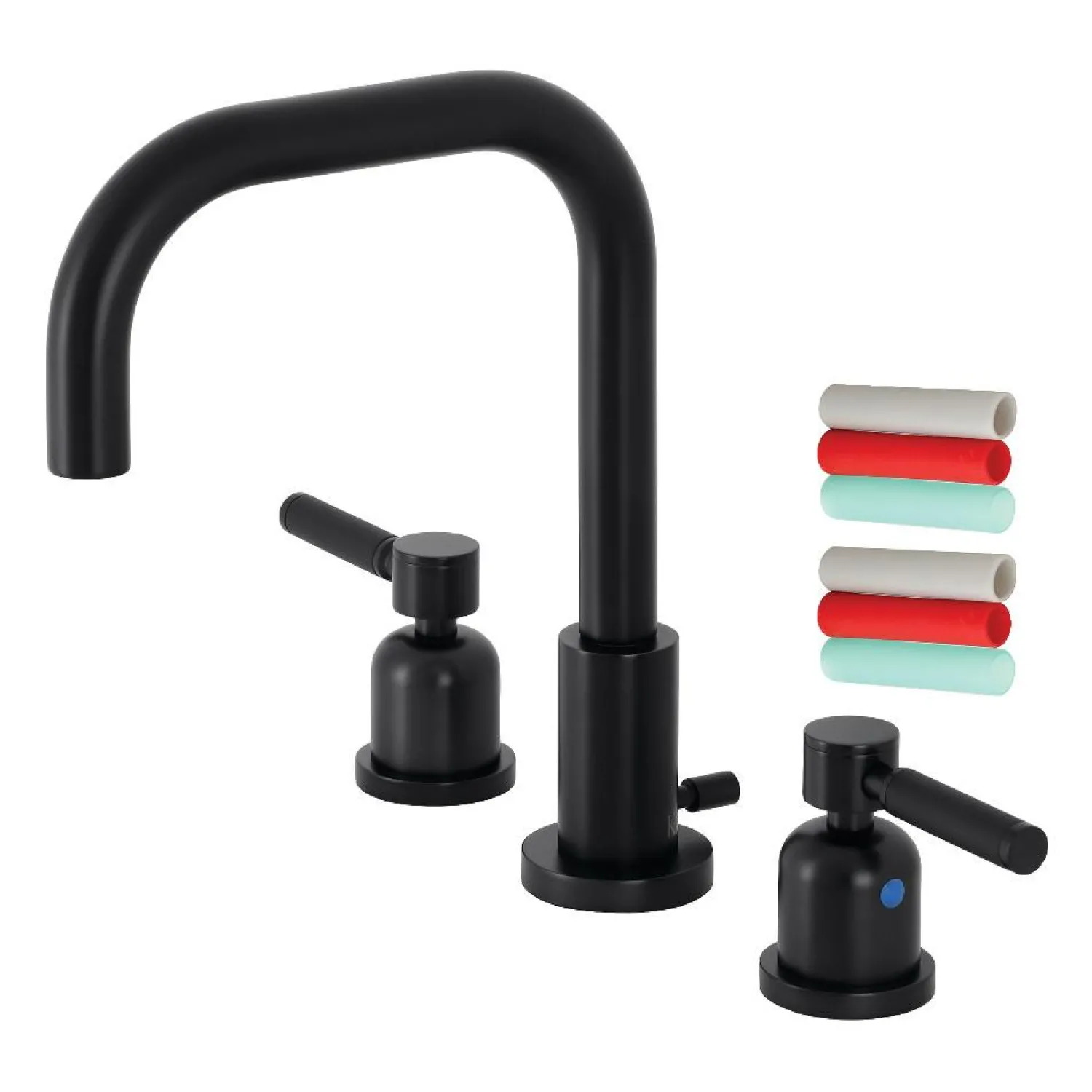 Sale Kaiser Widespread Bathroom Faucet with Brass Pop-Up 8" Widespread