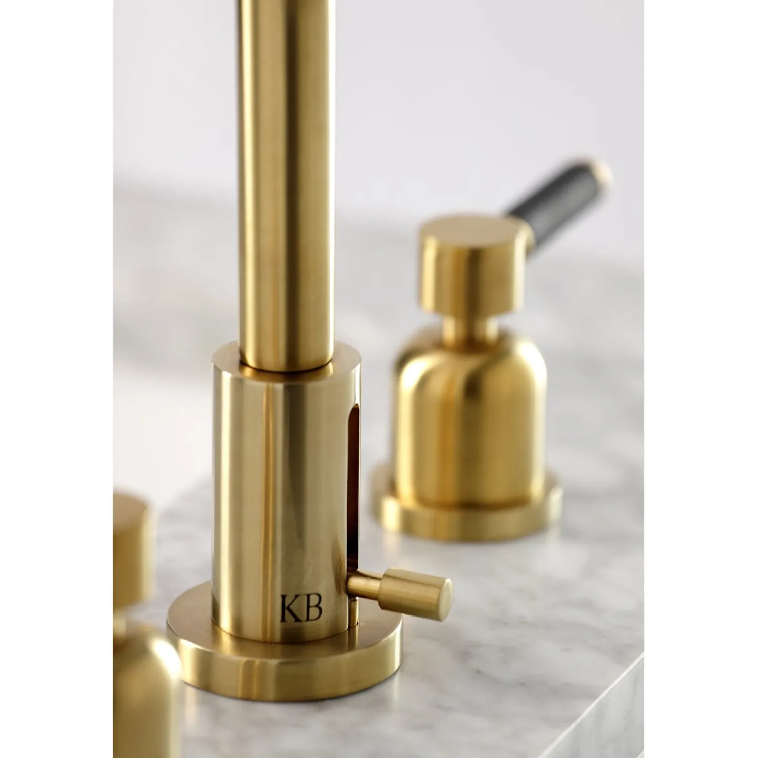 Sale Kaiser Widespread Bathroom Faucet with Brass Pop-Up 8" Widespread