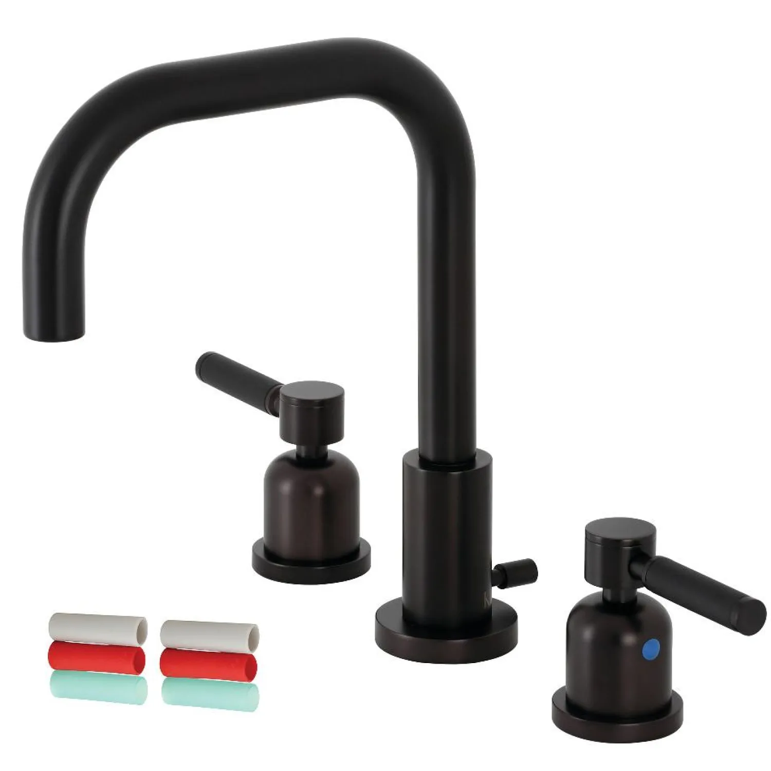 Sale Kaiser Widespread Bathroom Faucet with Brass Pop-Up 8" Widespread
