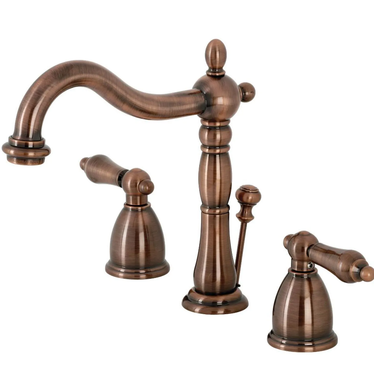 KB197ALAC 8 in. Widespread Bathroom Faucet, Antique Copper 8" Widespread