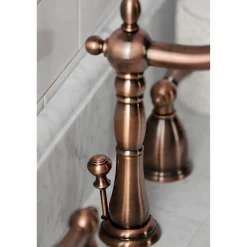 KB197ALAC 8 in. Widespread Bathroom Faucet, Antique Copper 8