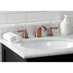 Sale KB976AL Victorian Widespread Bathroom Faucet, Antique Copper 8