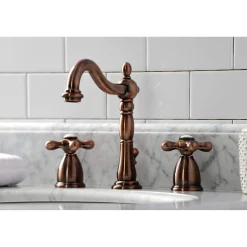 KB197AXAC 8 in. Widespread Bathroom Faucet, Antique Copper 8" Widespread