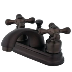 New KB2605AX 4-Inch Centerset Bathroom Faucet in Oil Rubbed Bronze 4" Center Set