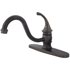 Outlet KB3575GLLS Georgian Single Handle 8" Kitchen Faucet without Sprayer Single Hole