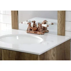 Outlet KB606PL Restoration 4 in. Centerset Bathroom Faucet, Antique Copper 4