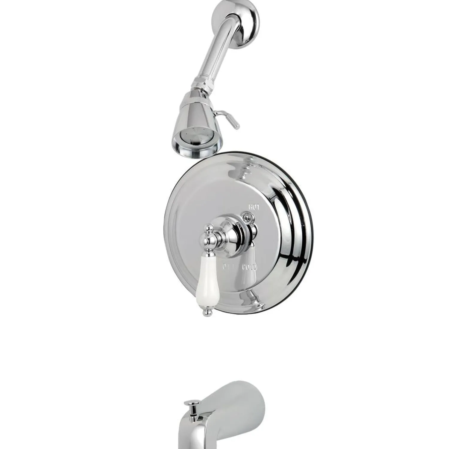 KB3631PL Restoration Single Handle Tub and Shower Faucet Tub & Shower Sets