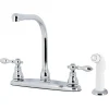 Outlet KB71XACL-P American Classic Centerset Kitchen Faucet with Side Sprayer Faucets With Side Spray