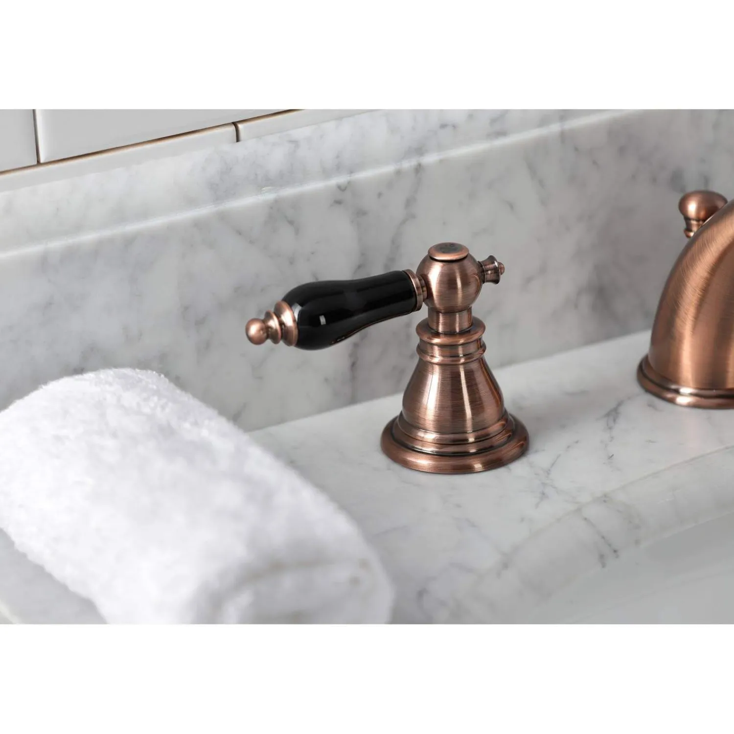 Hot KB96XAKL-P Duchess Widespread Bathroom Faucet with Plastic Pop-Up 8" Widespread