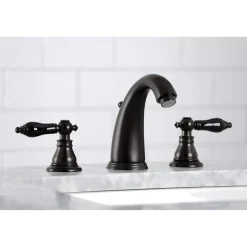 New KB98XAKL-P Duchess Widespread Bathroom Faucet with Plastic Pop-Up 8