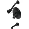 Hot KB363X0AL-P Restoration Tub and Shower Faucet in Matte Black Tub & Shower Sets