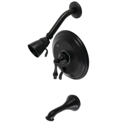 Hot KB363X0AL-P Restoration Tub and Shower Faucet in Matte Black Tub & Shower Sets