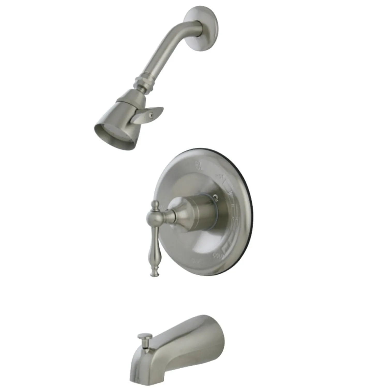 Clearance KB163XNL-P Tub and Shower Faucet in Brushed Nickel Tub & Shower Sets
