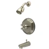 Clearance KB463XTX-P Tub and Shower Faucet in Brushed Nickel Tub & Shower Sets