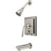 Best KB86580ZL Silver Sage ADA Tub and Shower Faucet in Satin Nickel Tub & Shower Sets