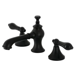 Outlet KC706XPKL-P Duchess Widespread Bathroom Faucet with Brass Pop-Up 8" Widespread