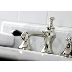 Outlet KC706XPKL-P Duchess Widespread Bathroom Faucet with Brass Pop-Up 8